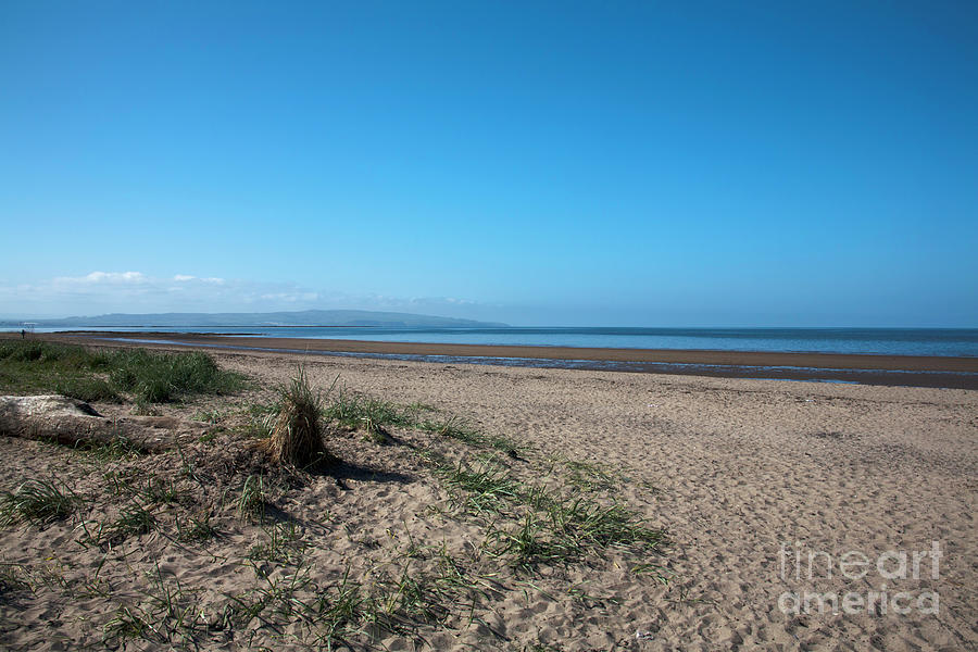 The beach at Troon Ayrshire Scotland on a quiet spring morning ...