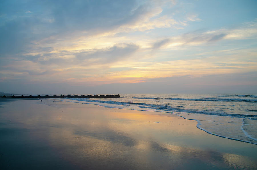 The Beach at Wildwood New Jersey - Morning Photograph by Bill Cannon ...