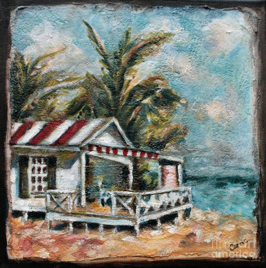 The Beach Mixed Media by Carrie Joy Byrnes
