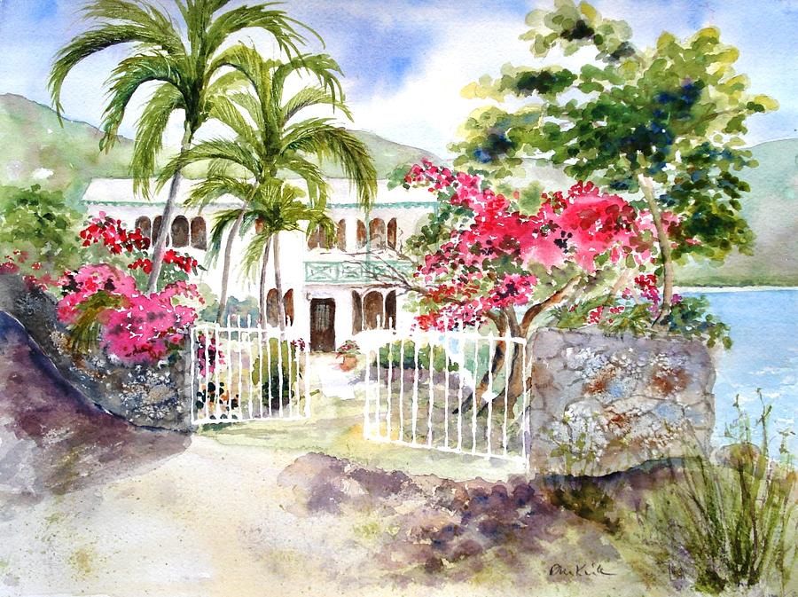 The Beach House Painting by Diane Kirk