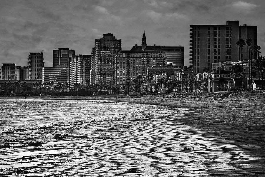 The Beach In Long Beach Photograph by Joseph Hollingsworth