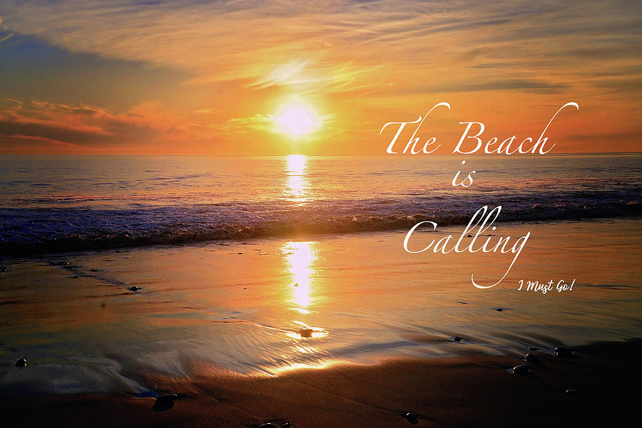 Landscape Photograph - The Beach is Calling...I Must Go by Lynn Bauer