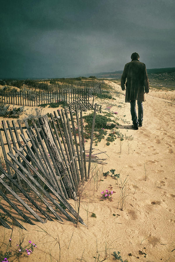 The Beach Man Photograph by Carlos Caetano