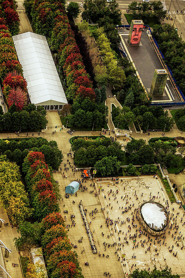 The Bean from Above Photograph by Andrew Soundarajan