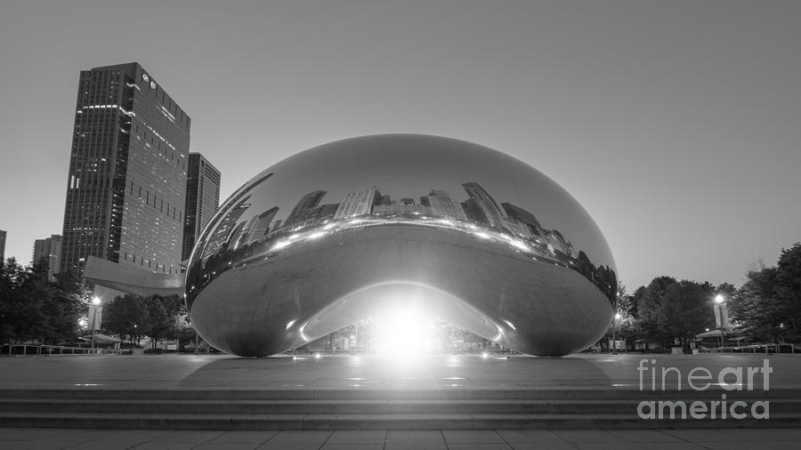 The Bean Sunrise BW Photograph by Michael Ver Sprill