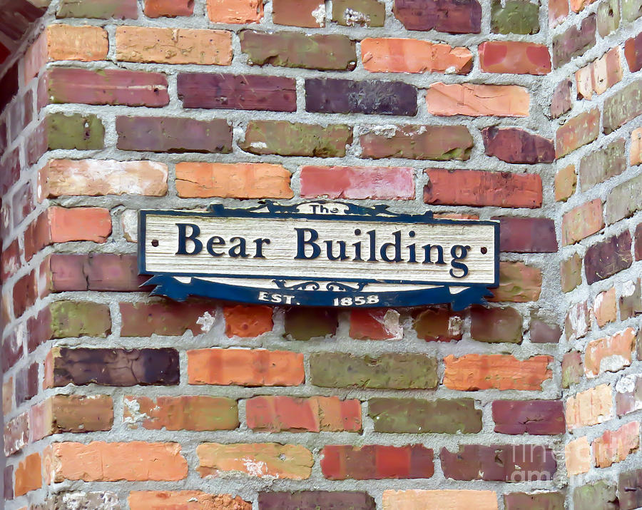 The Bear Building - Wilmington North Carolina Photograph by Kerri Farley