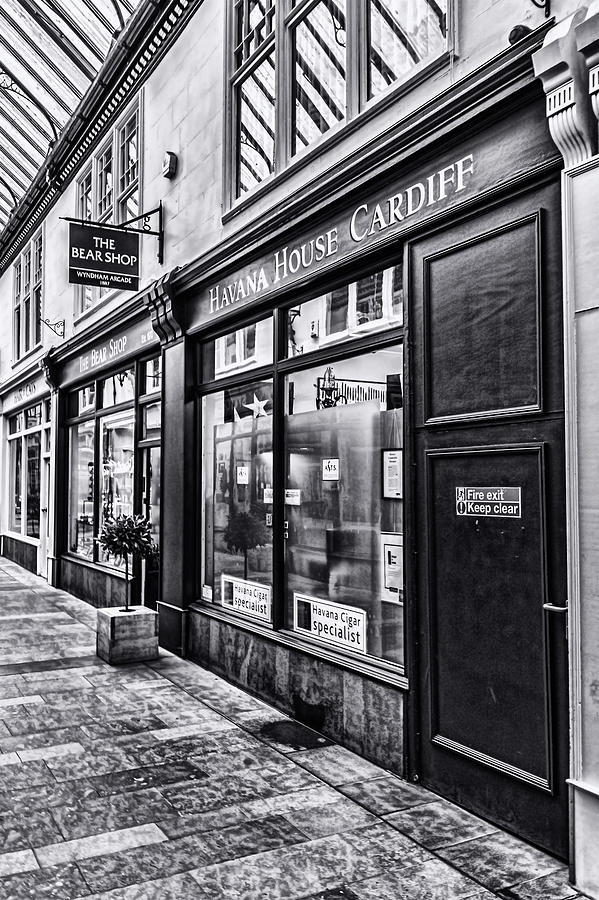 The Bear Shop Mono Photograph by Steve Purnell
