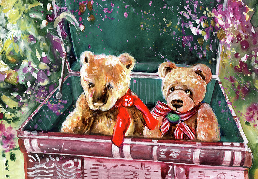The Bears From The Yorkshire Moor 05 Painting by Miki De Goodaboom