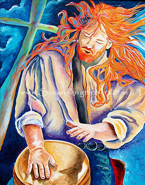 Drums Painting - The Beat Goes On by Susan-Angelo DeBay Drums Painting - The Beat Goes On by Susan-Angelo DeBay