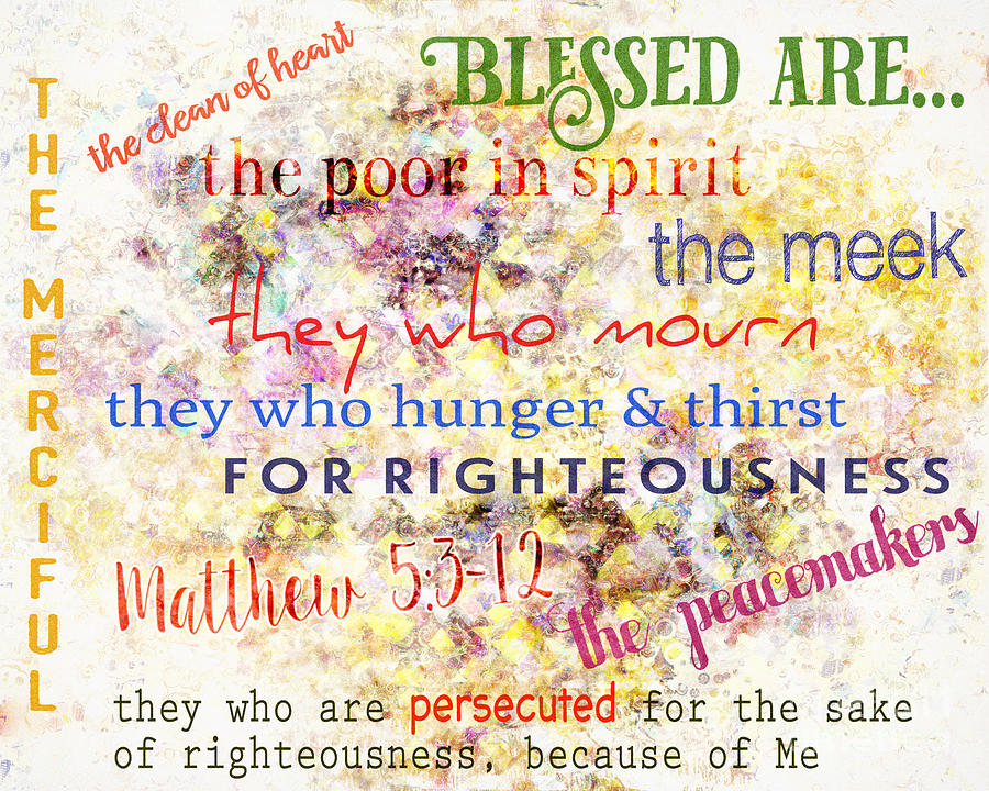 The Beatitudes Digital Art by Davy Cheng
