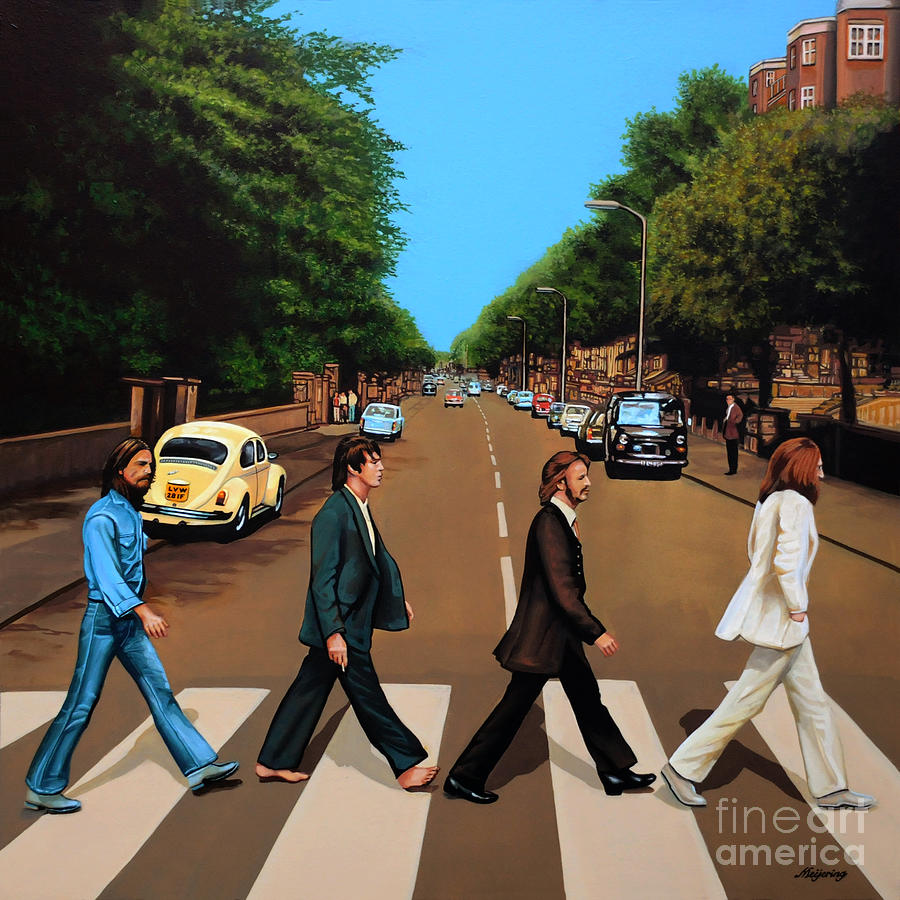 ビートルズ Beatles アビーロード アート-