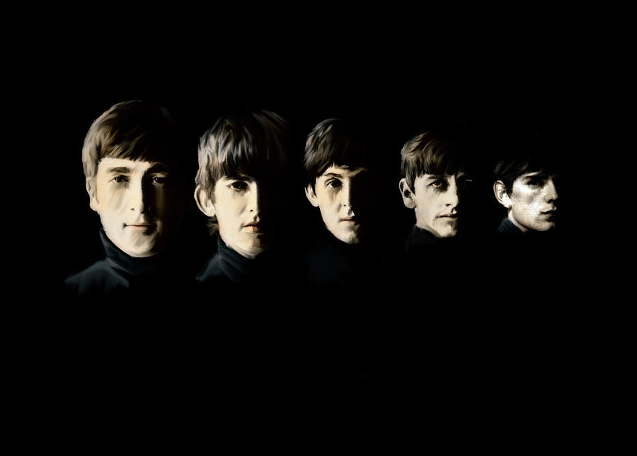 The Beatles Fate Painting by Iconic Images Art Gallery David Pucciarelli