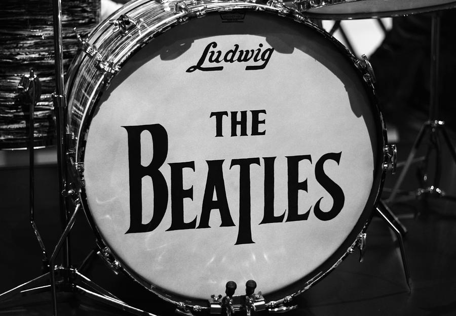 Drums Photograph - The Beatles Drum by Dan Sproul Drums Photograph - The Beatles Drum by Dan Sproul