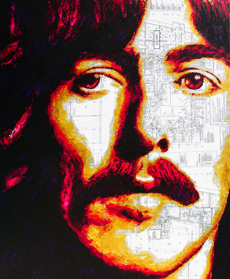 The Beatles George Harrison Painting by Havi | Fine Art America