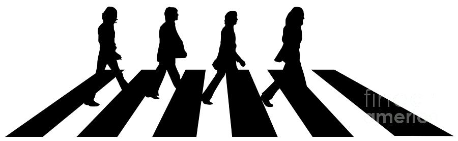 The Beatles Digital Art - The Beatles No.02 by Geek N Rock The Beatles Digital Art - The Beatles No.02 by Geek N Rock