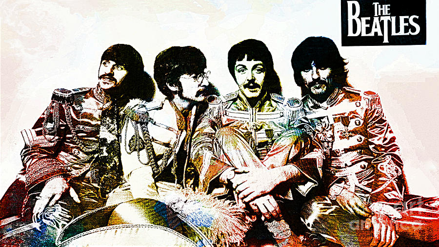 The Beatles--Sargent Peppers Lonely Hearts Club Band Drawing by Ian Gledhill