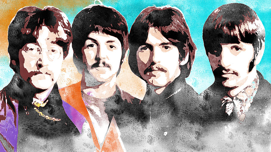 The Beatles Digital Art by Sherry Shen - Fine Art America