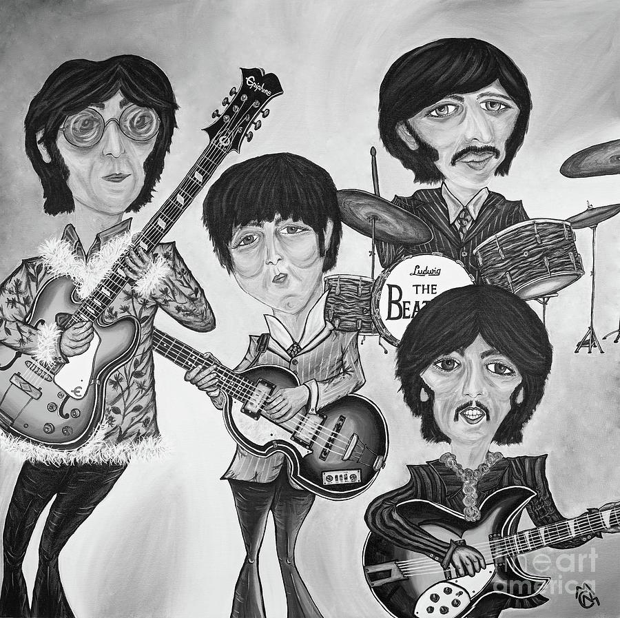 The Beatles II Painting by Nicolette Maw - Fine Art America