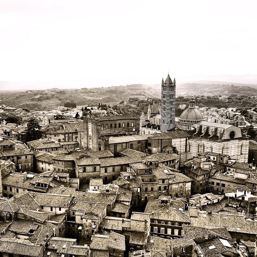 Architecture Photograph - The #beautiful #city Of #siena #tuscany by Mark Nowoslawski