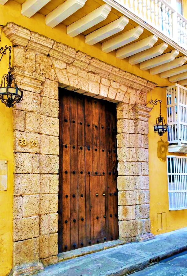 The Beautiful Doors in Old Cartagena Photograph by Lauries Intuitive