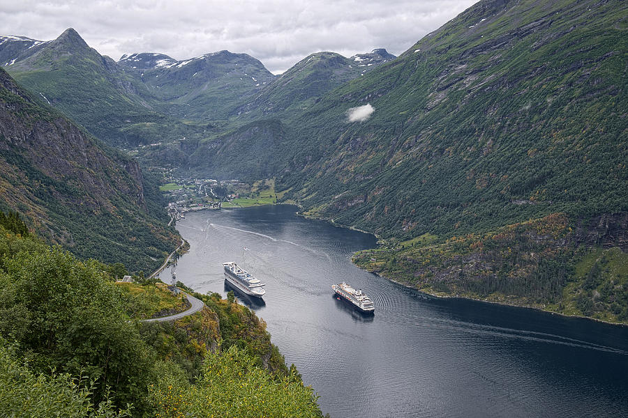 The Beautiful Geirangerfjord Photograph by Lucinda Walter