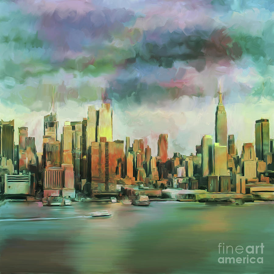 The Beautiful New York  Painting by Gull G