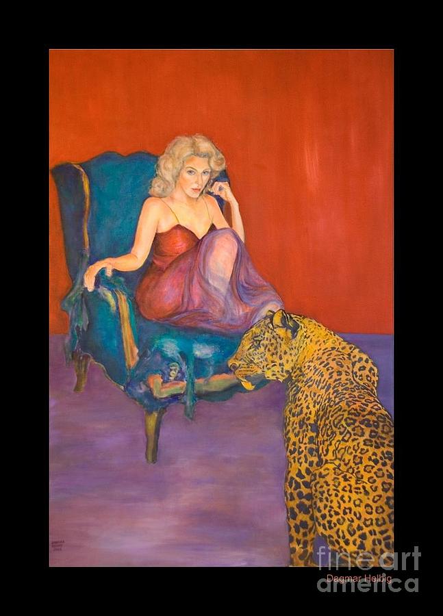 Leopard Painting - The Beauty And The Beast by Dagmar Helbig
