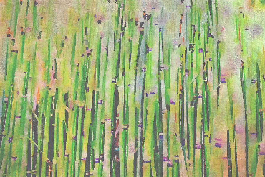 The Beauty Of A Bamboo Fence Painting