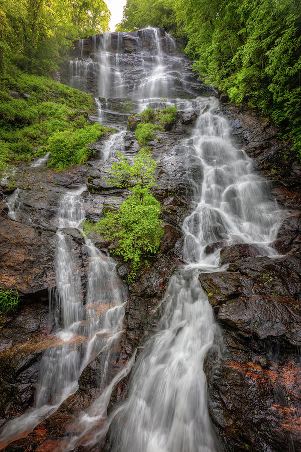 The Beauty of Amicalola Falls Photograph by Debra and Dave Vanderlaan