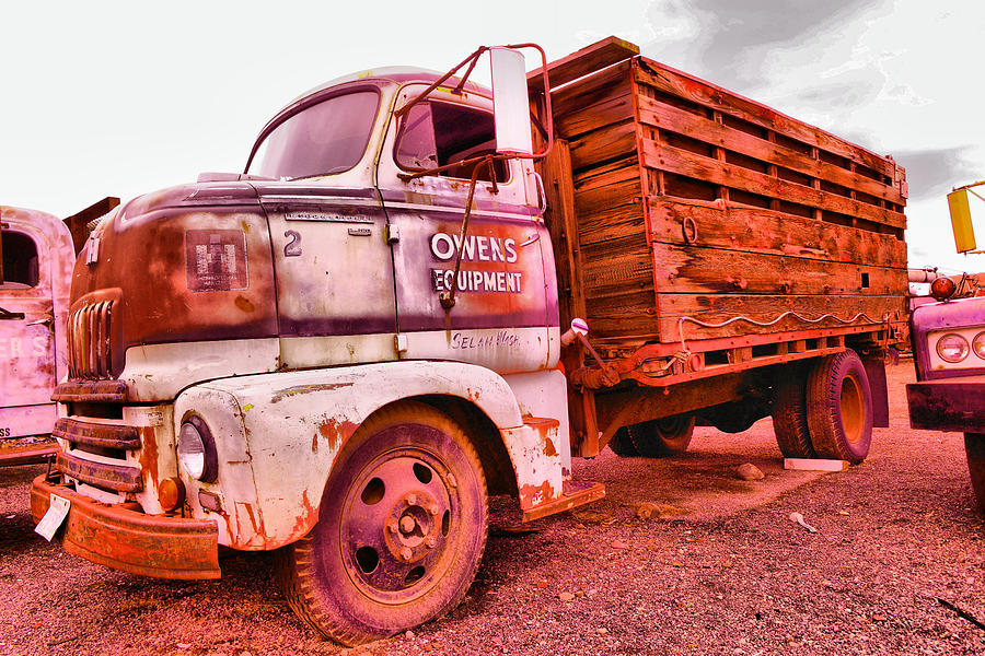 The beauty of an old truck Photograph by Jeff Swan