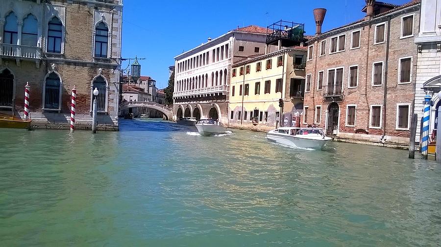 The beauty of the Grand Canal Venice Photograph by Rusty Gladdish