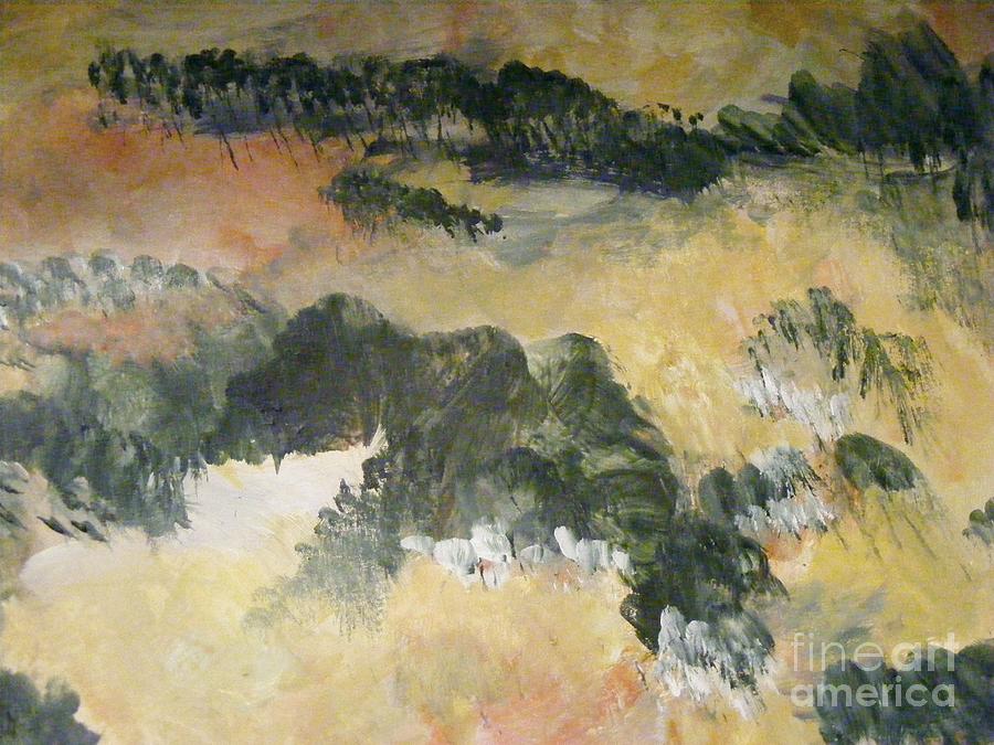 The Beauty of Trees and Mountains Painting by Nancy Kane Chapman