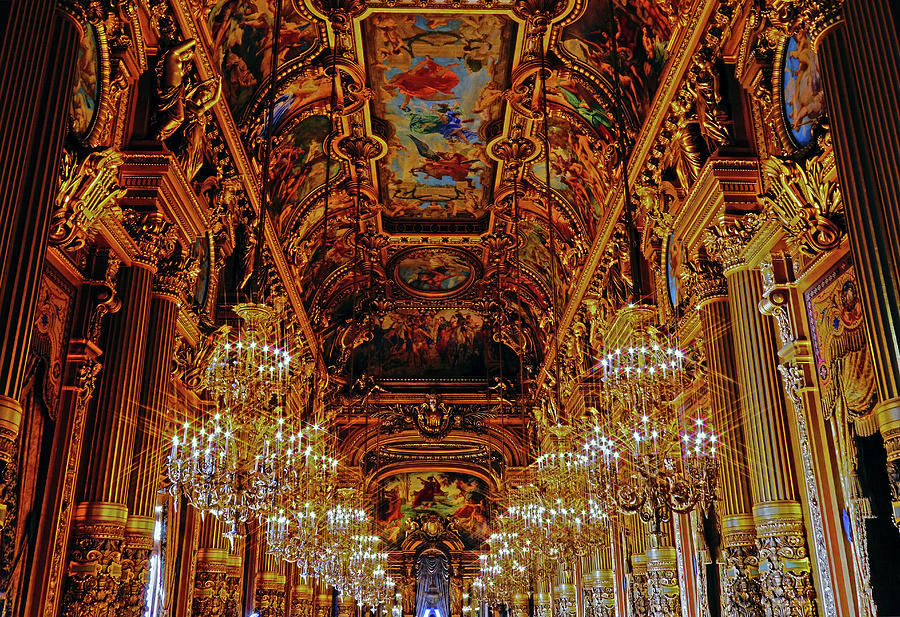 The Beauty Within The Palais Garnier In Paris, France Photograph by Rick Rosenshein