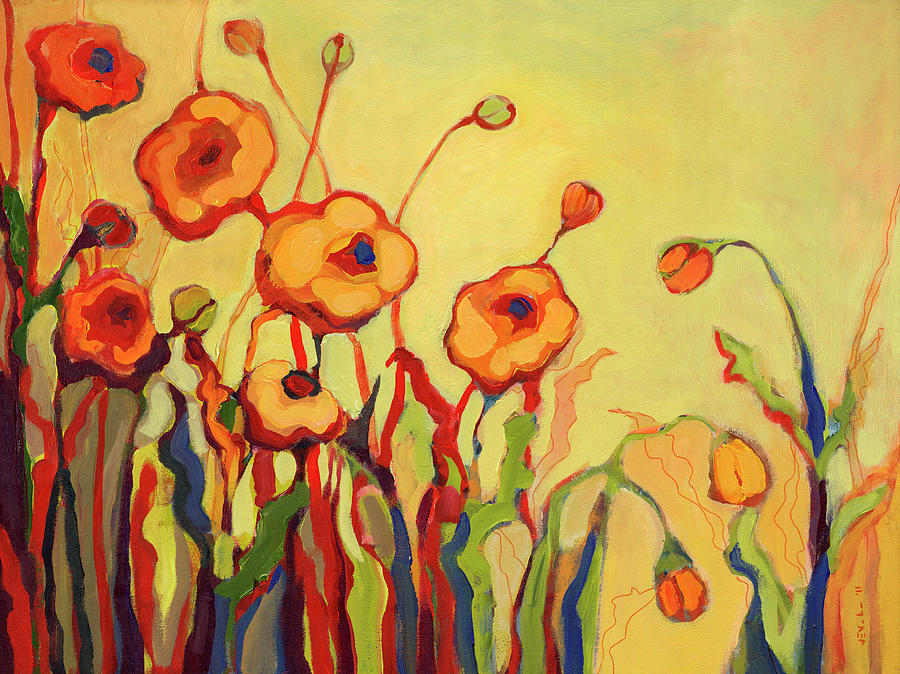 Flower Painting - The Beckoning by Jennifer Lommers