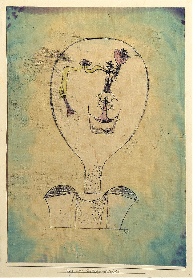 The Beginnings Of A Smile Painting by Paul Klee