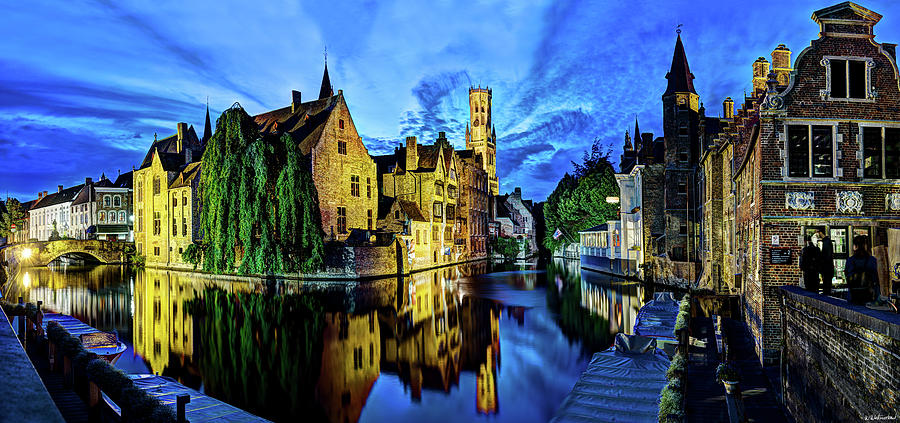 The Belfort of Bruges at Dusk Photograph by Weston Westmoreland