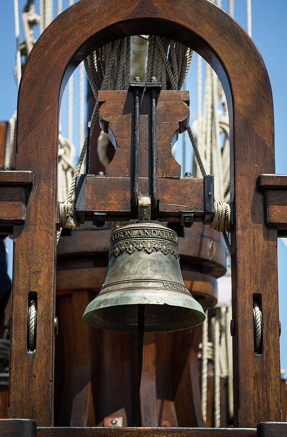 The Bell of the Tall Ship Photograph by Dale Kincaid