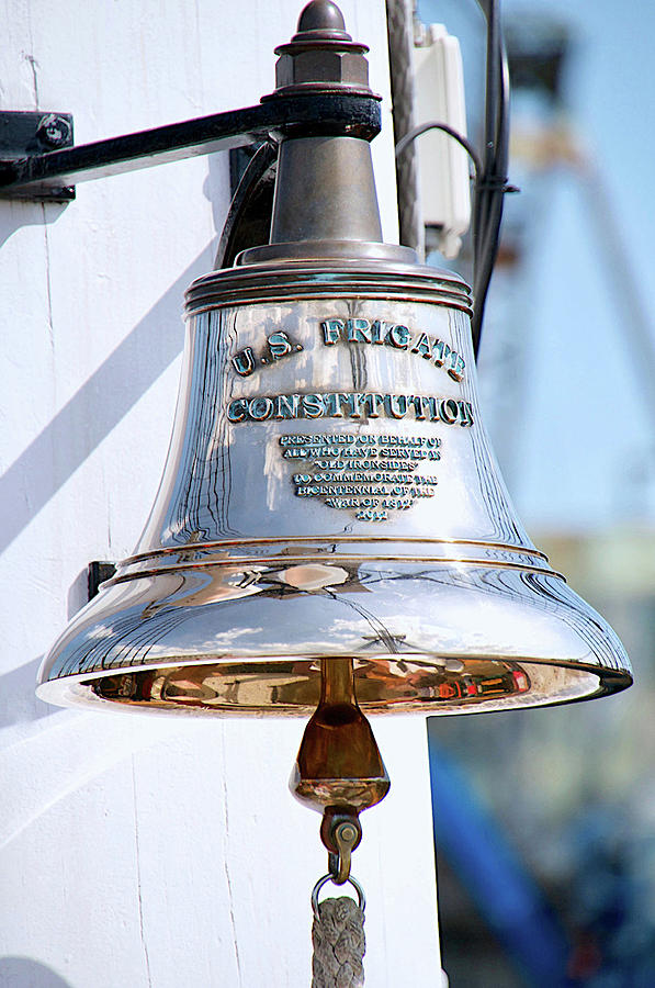 The Bell U S S Constitution Photograph by Caroline Stella