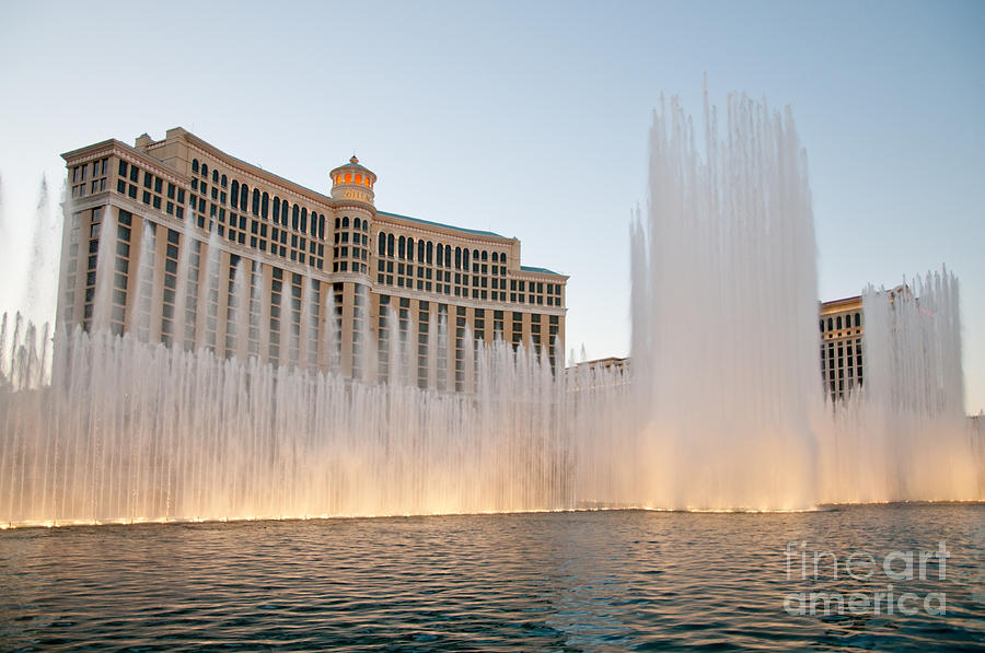 Las Vegas Photograph - The Bellagio Hotel and Casino by Andy Smy