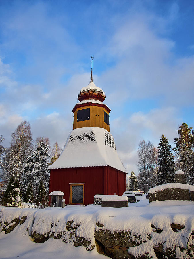 The Bellfry of Tottijarvi Photograph by Jouko Lehto