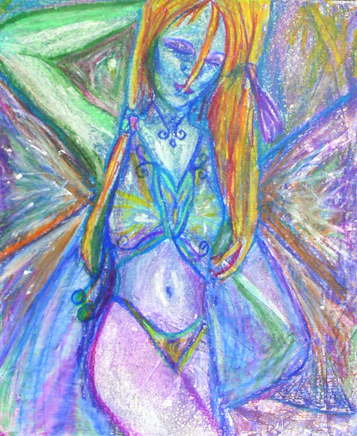 The Belly Dancer Mixed Media by Sarah Crumpler