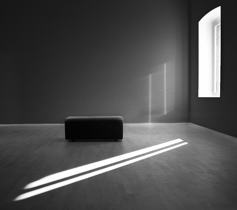 Abstract Photograph - The Bench by Marc Apers