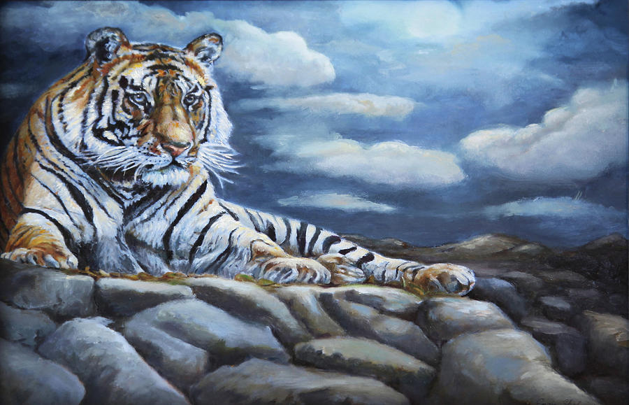 The Bengal Tiger Painting by Portraits By NC
