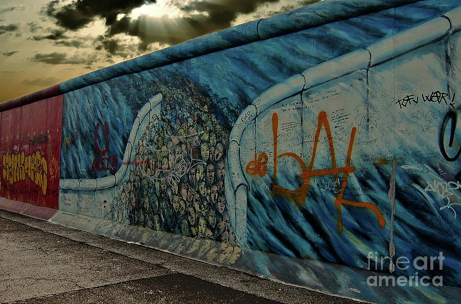 The Berlin Wall Photograph by Richard Denyer
