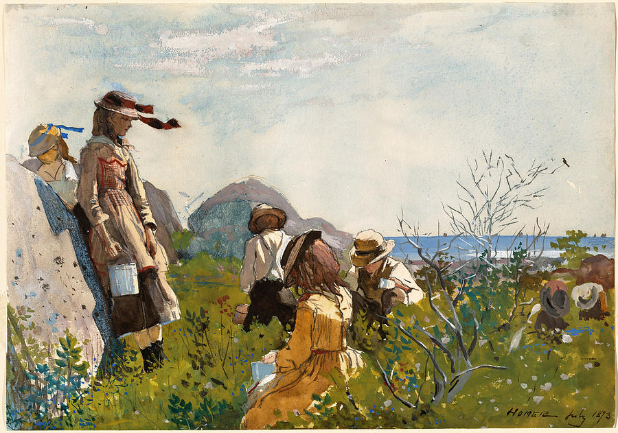 The Berry Pickers Painting by Winslow Homer