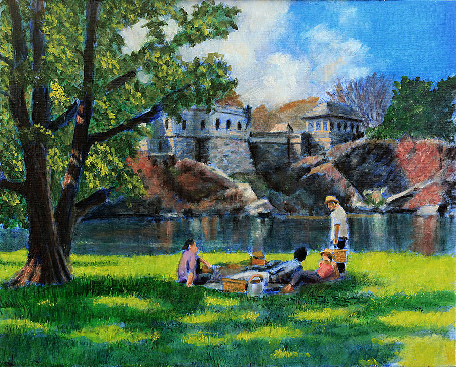 The Best of Central Park Painting by David Zimmerman