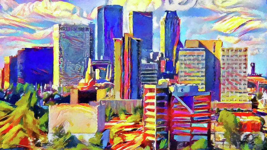 Tulsa Painting - The Best of Tulsa by Scott Gaspar