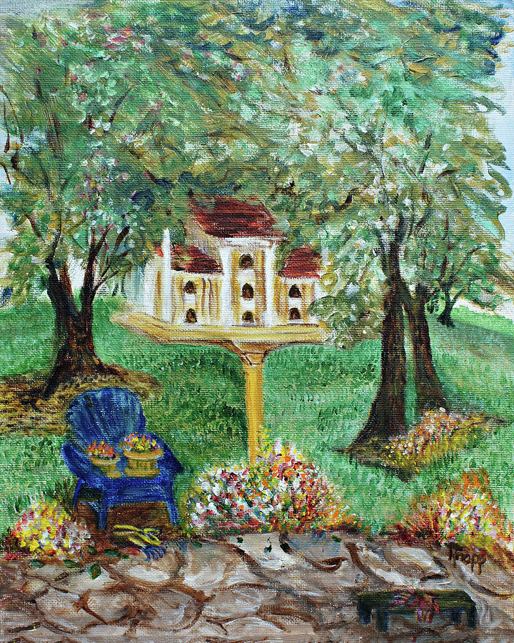 The Best Seat in the House Painting by Kathy Knopp