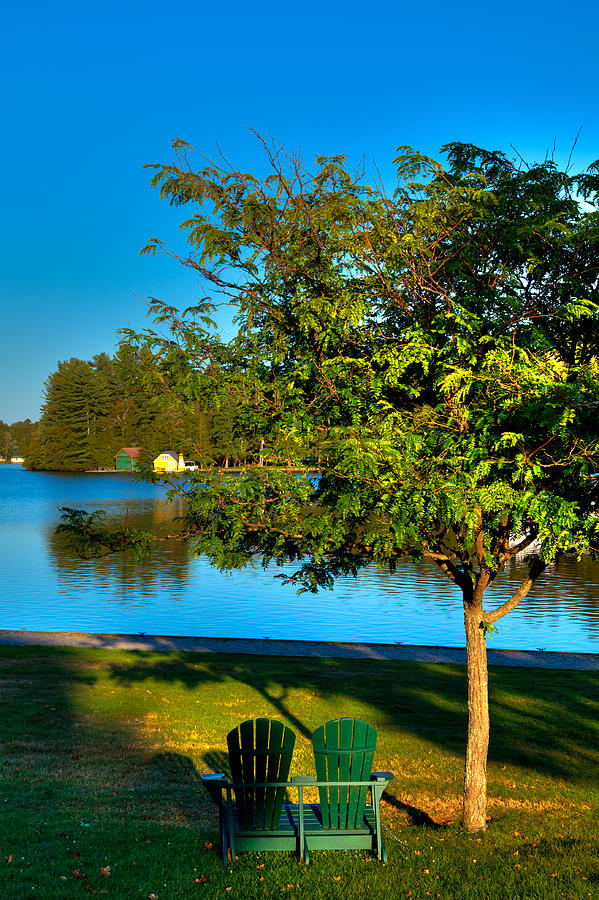 The Best Spot on Old Forge Pond Photograph by David Patterson
