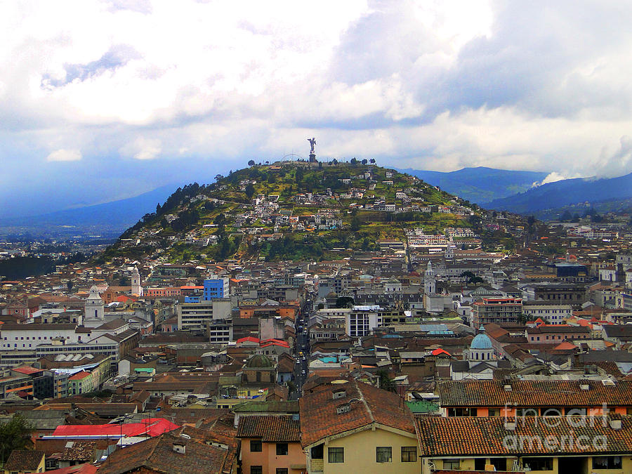 The Best View In Quito II Photograph by Al Bourassa